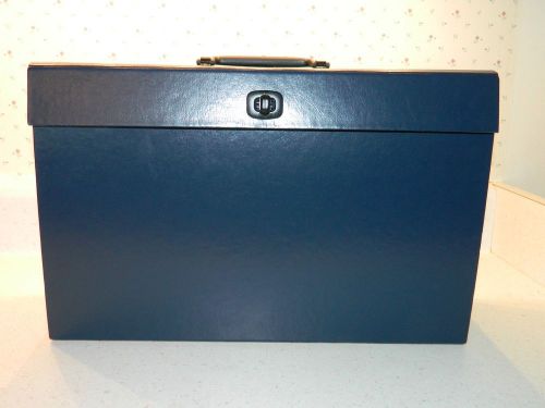 Oxford Esselte Portafile 19 Pockets, Letter/Legal 15&#034; x 10&#034; Navy Blue