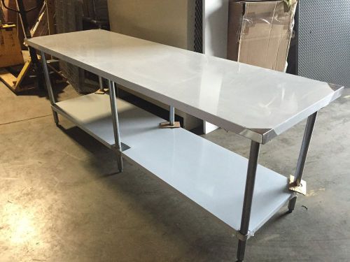 8&#034; Heavy Duty S.S Work Table w/Undershelf/ Restaurant, Bakery....