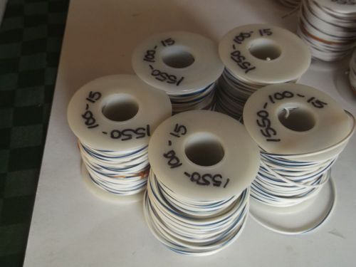 1550-100 ft qty 16  5 - wht/blu 1 - wht/yel  2 wht/ gry 6 white/brn 2- wht/pur for sale