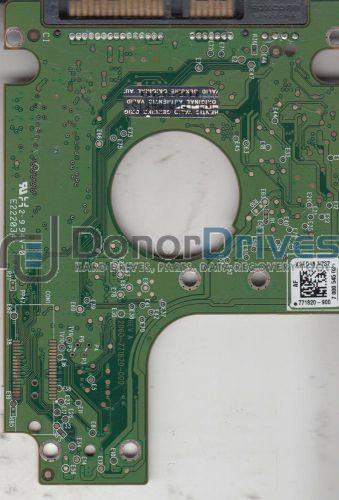 WD3200BPVT-75JJ5T0, 771820-900 AF, WD SATA 2.5 PCB