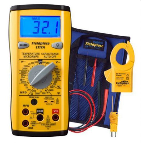 New Fieldpiece Classic Style Digital Multimeter w/Temperature HVAC/R AC Tools