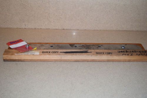 QUICK COPY  PAPER CUTTER BLADE 24 3/4&#034; LONG for TRIUMPH PAPER CUTTER (B2)