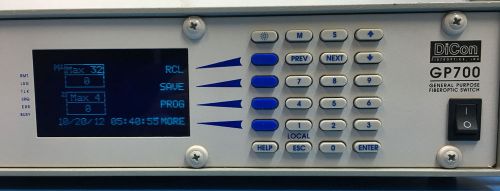 DiCon GP700 Programmable Fiber Multi Switch (1x32) +(1X4)