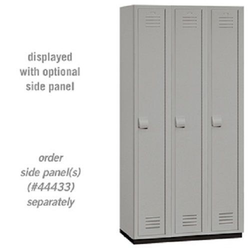 Heavy Duty Plastic Locker - Single Tier - 3 Wide - 6 Feet High - 18 Inches Deep