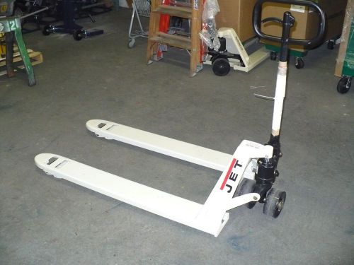 JET PALLET TRUCK 27&#034; WIDE,48&#034; FORKS 5000# RATED  ( NEW )