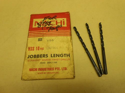 Nachi Drill Bit Jobber Length #29 , lot of 3