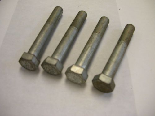 Hex Head Cap Screw Bolt 3/8-24 x 2-1/2&#034;  Grade 5 Package of 4