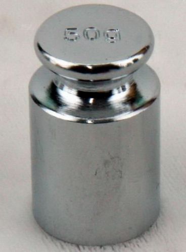 50 Gram Chrome Scale Calibration Weight