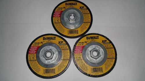 X3 Dewalt  Z24R-BF 5&#034;x1/8&#034; x 6/8&#034;-11 Type 27 Dw8813 Abrasive Metal Cutting Wheel