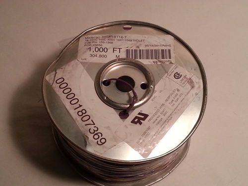 Hook-Up Wire 1007/1569 18AWG Violet (1000 ft, 105C, 300V)