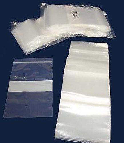 500 ZIPPER BAG BLOCK PLASTIC BAGGIES ZIPLOCK 6&#034;X 9&#034;