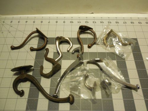 Vintage Hanger Hooks Hanger Holder hardware  Lot used zz13D