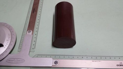 2-7/16&#034; dia. x 5-1/8&#034; long urethane / polyurethane 75 d brown rod p/n 11448 for sale