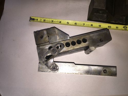 7 1/4&#034; ADJUSTABLE SINE BLOCK, PAIR OF BLOCKS 5 X 3 1/4 X 2&#034;, PRECISION BLOCK