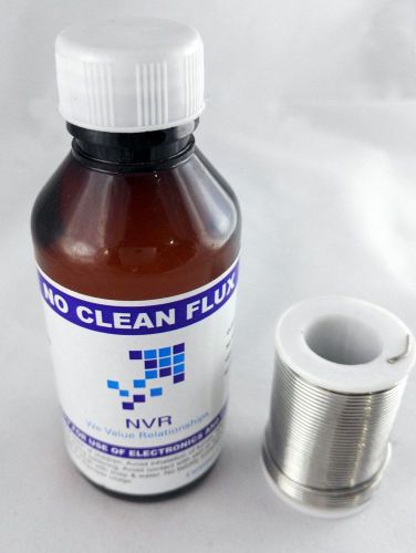 60ml No clean soldering flux + solder wire 60:40  100gm combo pack