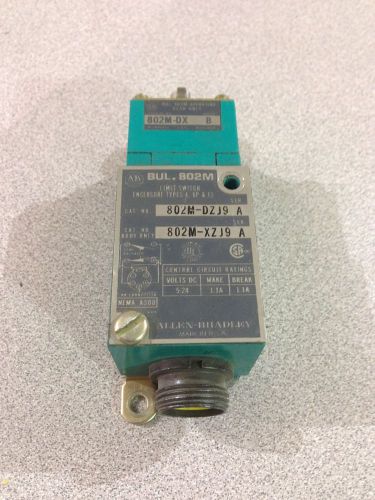 NEW NO BOX ALLEN-BRADLEY LIMIT SWITCH 802M-DZJ9 SERIES A