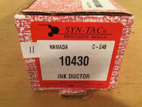 Syn-Tac  Crestline 10430 Ink Ductor Printer Rollers For Hamada C248 Larger