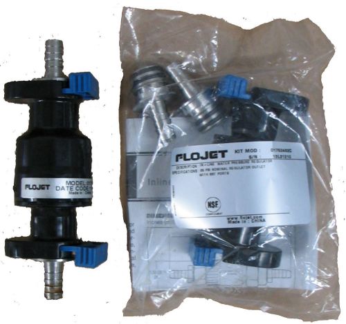 NEW FLOJET 65 PSI INLINE WATER PRESSURE REGULATOR W/STAINLESS STEEL FITTINGS