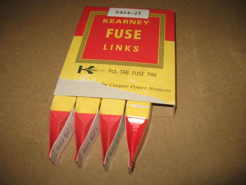 KEARNEY 6424-2T FUSE LINKS TYPE QA 50A LOT OF 4