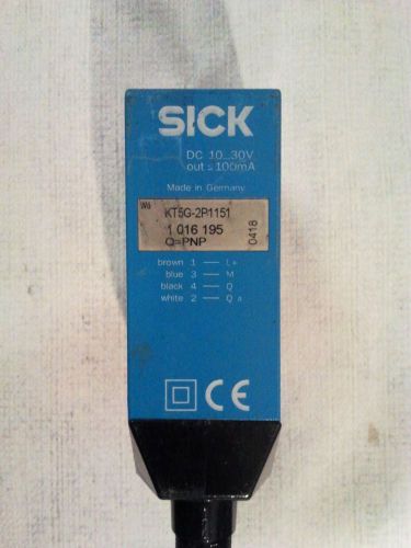 Sick sensor kontrasttaster kt5g-2p1151 kt5g 2p11 contrast scanner adjustment for sale