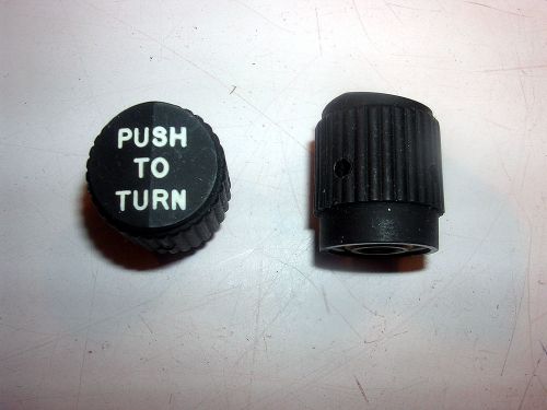 EHC Knobs PT70-2-2G  NOS 1/4&#034; Diameter Push to Turn Knob