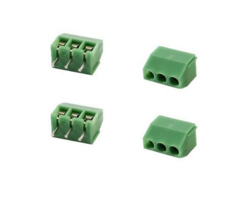 10pcs 3.5mm Pitch 3 pin 3 way Straight Pin PCB Screw Terminal Blocks Connector