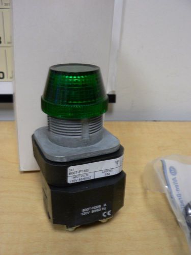 ALLEN BRADLEY BULLETIN 800T P16G pilot light Green lens new