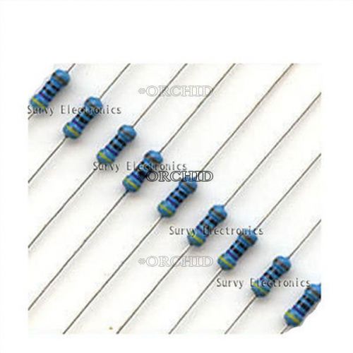 100pcs 1/4w watt 220 ohm 220ohm metal film resistor 0.25w 220r 1% #2757026