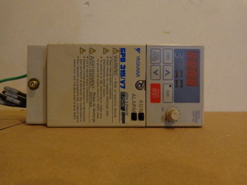 Yaskawa CIMR-V7AM20P7 3-Phase Variable Frequency AC Drive 1HP