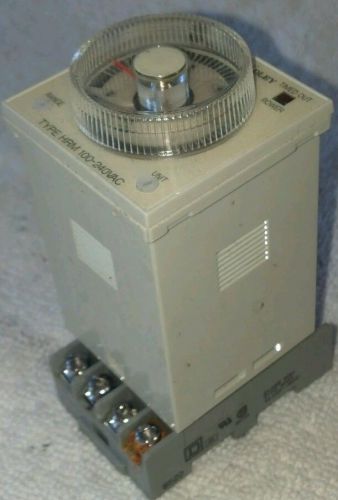 USED ALLEN-BRADLEY ON DELAY TIMING RELAY 700-HRM12TA17 SERIES A W/Socket HRM