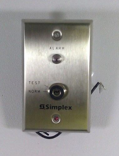 Simplex 2098-9806 remote test station  led key switch nib 061151 for sale