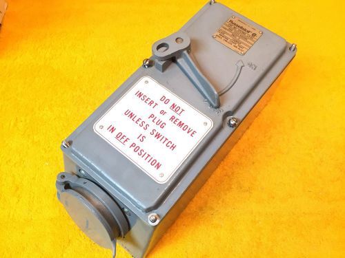 NEW * THOMAS &amp; BETTS RUSSELLSTOLL CFCSRA13-16 60 AMP RECEPTACLE INTERLOCK SWITCH