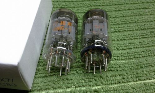 Selected matched pair 12AX7 dual triode tube hi-end preamp TEN (ECC83) NOS