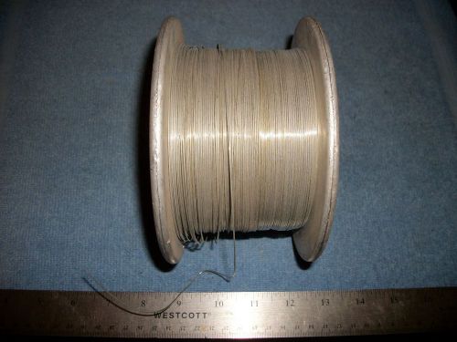 BIG SPOOL OF NICKEL 20 GAUGE .81MM .0325&#034; ROUND WIRE!