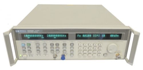 HP Agilent 83752B Synthesized Sweeper 0.01-20 GHz RF Signal Generator / Warranty