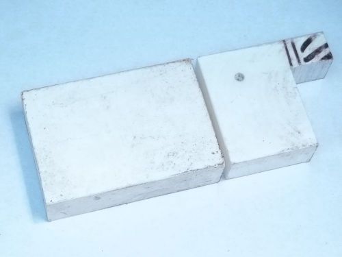 2 Pcs UHMW  1 x 2 5/8 x 3 3/4 in long -white