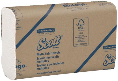 Kimberly clark scott 01804 1 ply multi fold towel 9.2 width x 9.4 length white for sale