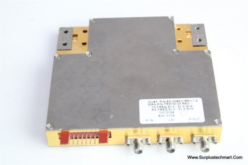 Microwave RF TR3100-00 31.0-31.3 Ghz TX/RX