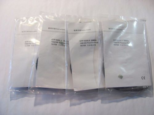 LOT of 4x  GTP 020A 4 20MHz Passive Probe NIB