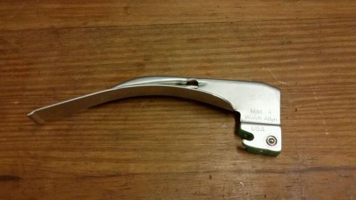 Welch Allyn Ref 69064 Fiber Optic Laryngoscope Blade Mac 4