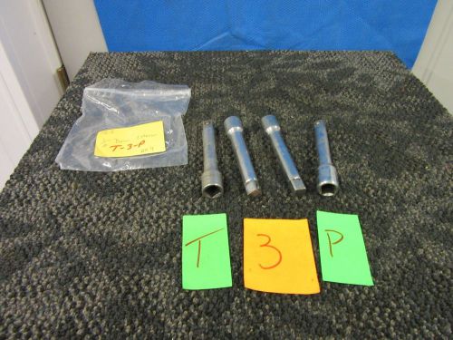 4 J-S HD EXTENSION BAR 1/2&#034; DRIVE SOCKET SET 5&#034; LONG ADAPTER IMPACT USED