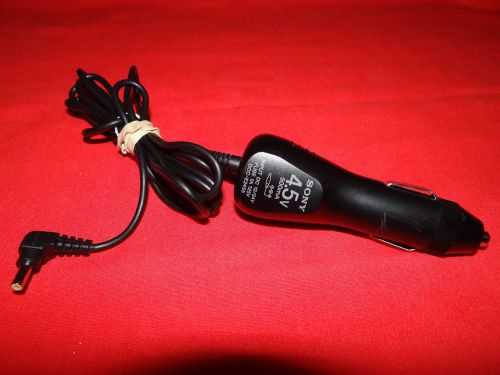 Sony DCC-E2455, 4.5V 500mA, Input DC 12/24 V, Fuse 1A 125V, Black Car Charger