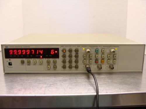 Hp / agilent / keysight model 5334a 100mhz benchtop digital universal counter! 2 for sale