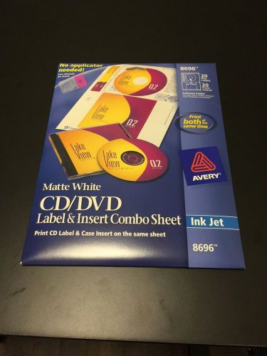 Avery CD Label &amp; Insert Combo - 8696   15 Sheets