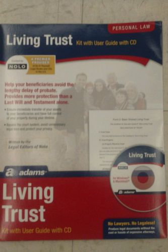 living trust forms kit set