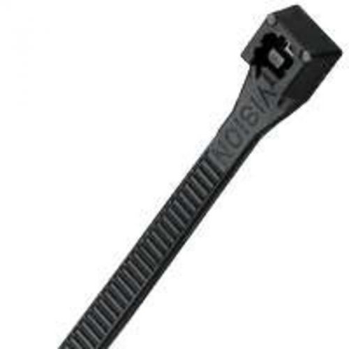 Miniature Cable Tie, 13/16&#034;, Nylon, Uv Black, 4&#034; L GB-GARDNER BENDER 46-104UVB