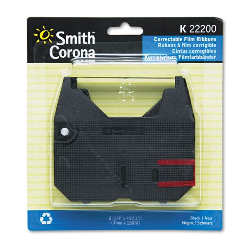 Smith Corona 22200 Correctable Film Ribbons, Black, PK - SMC22200