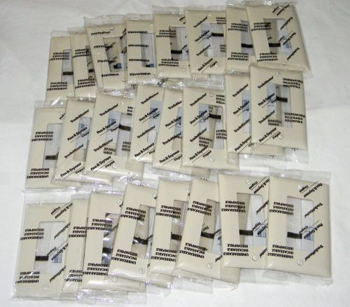 LOT OF 24 PASS &amp; SEYMOUR TP26-LA WALL PLATE 1 GANG 1 DECORATOR TP26LA BOX OF 24