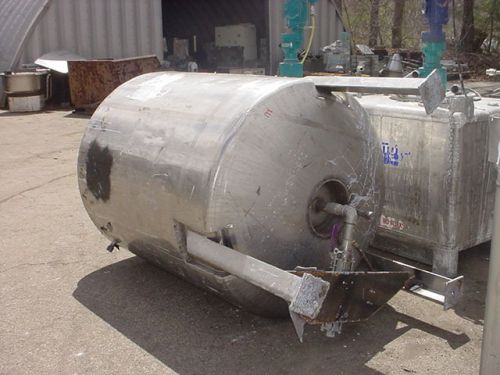 400 gallon stainless steel jacketed tank 25 psi @ 150 f jacket for sale