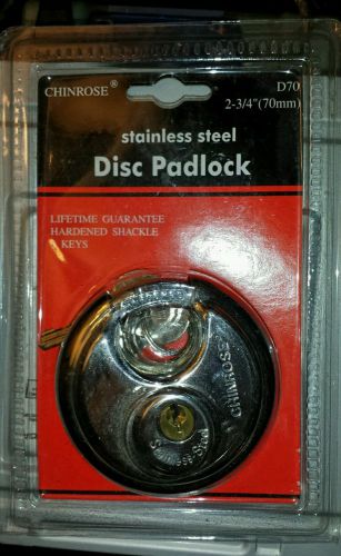 (3) Chinrose D70 Padlocks (3)